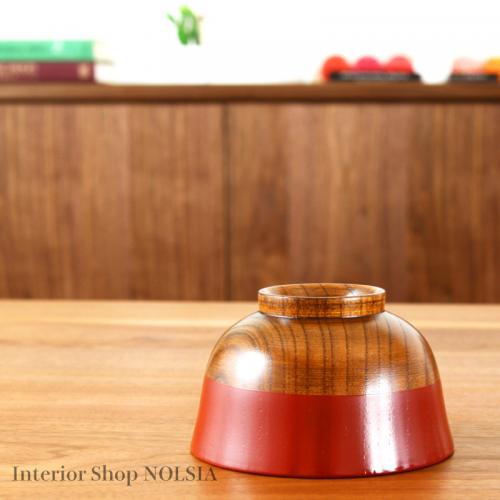 “木製伝統色　汁椀”