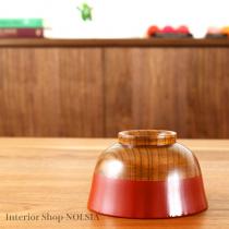 “木製伝統色　汁椀”